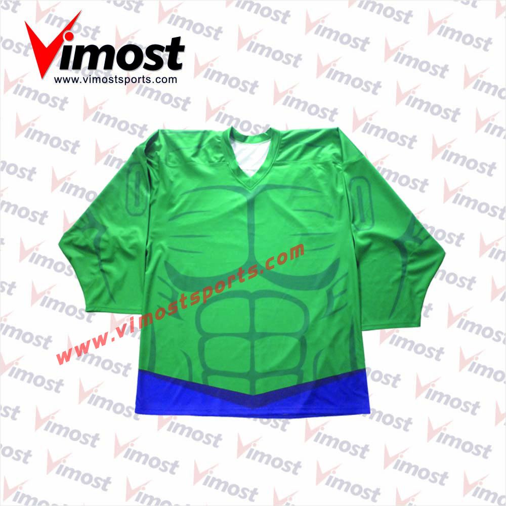 Green Ice Hockey Jersey