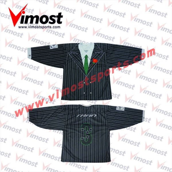 Business suit style ice hockey jersey