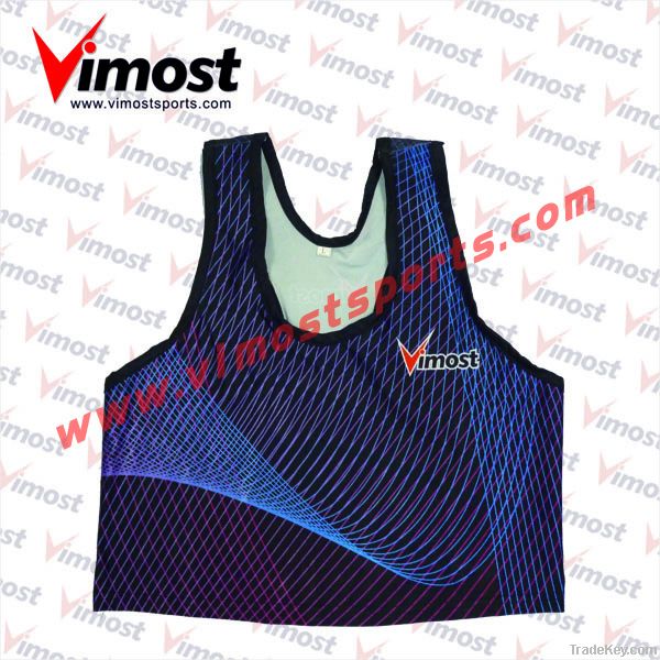 custom vest, running singlet