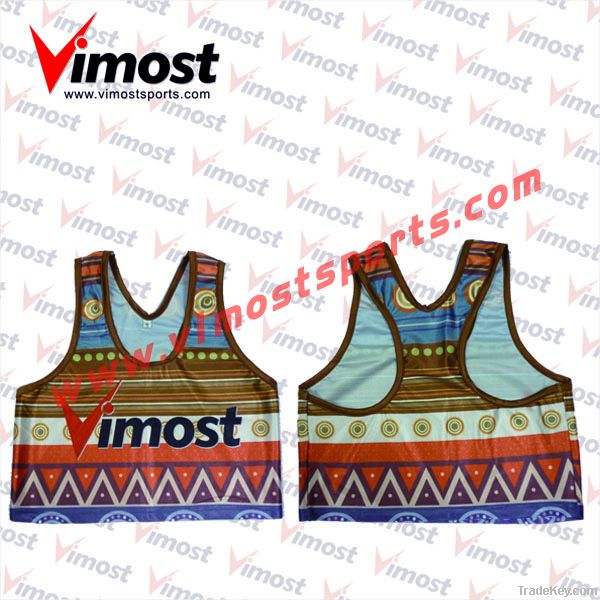 custom running singlet, sports vest