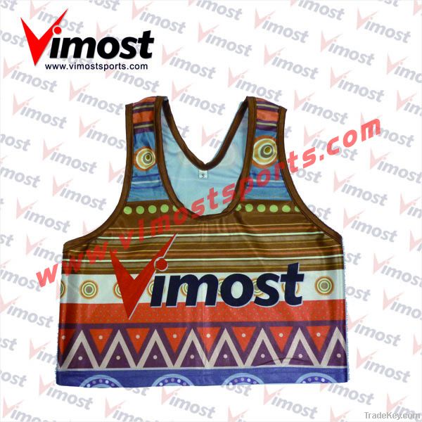 custom running singlet, sports vest