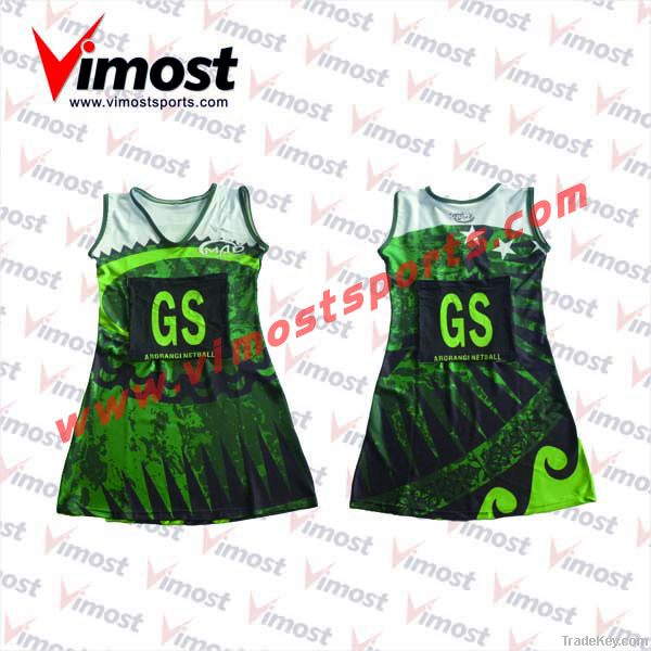 custom netball dress