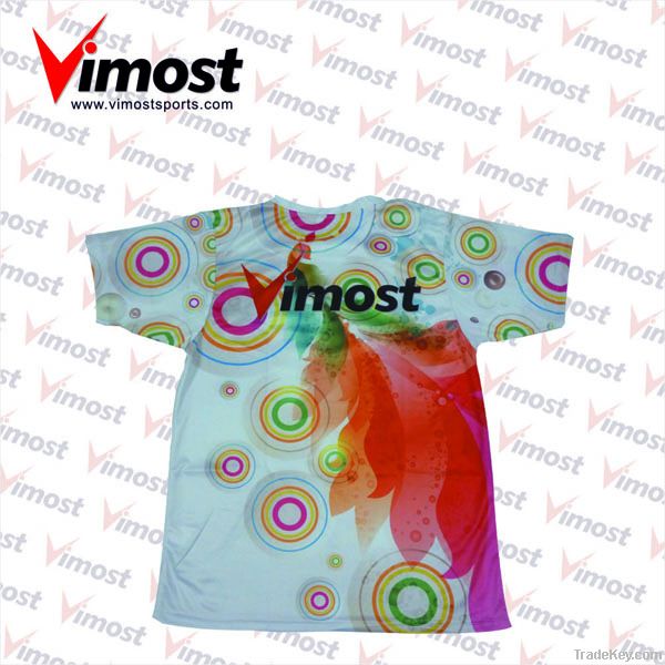 custom polyester T-shirt with sublimation