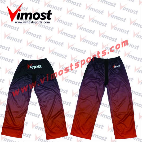 Dye-sub custom ice hockey pants