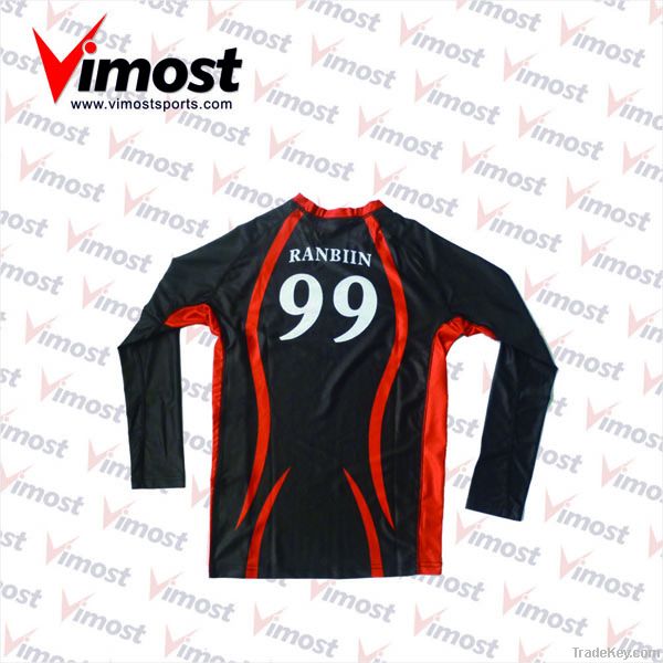 custom volleyball team uniform with sublimation