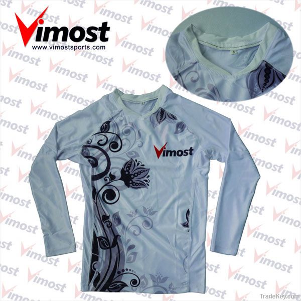 custom volleyball wear , jersey with sublimation