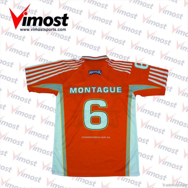 custom cricket wear, cricket playing jersey , with sublimation
