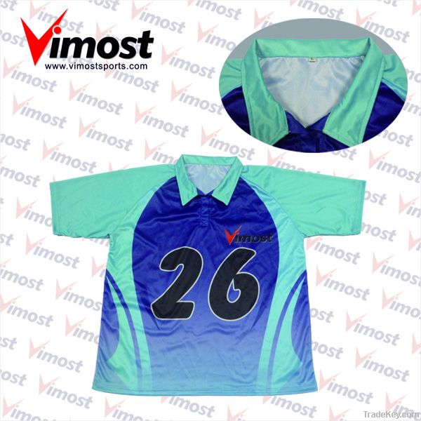 custom cricket jersey, cricket wear, with sublimation, OEM