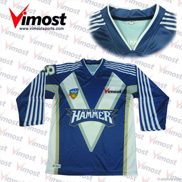 custom cricket playing jumper with sublimation
