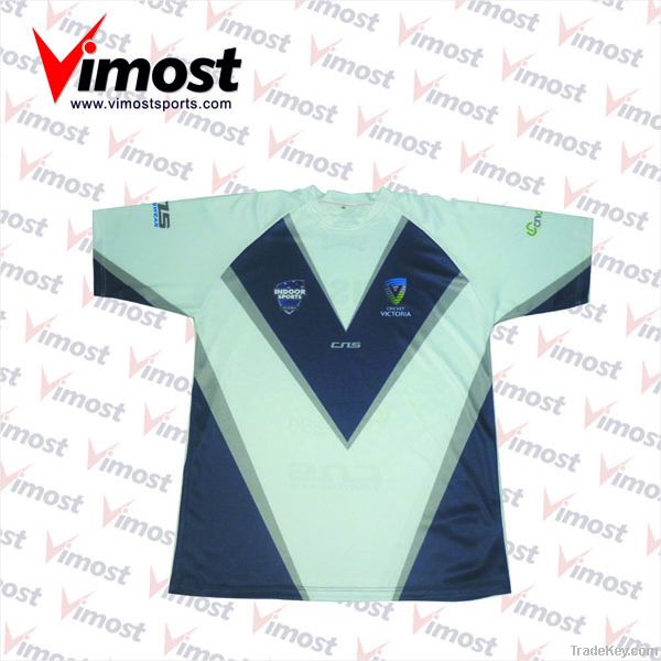 custom cricket training shirt with sublimation