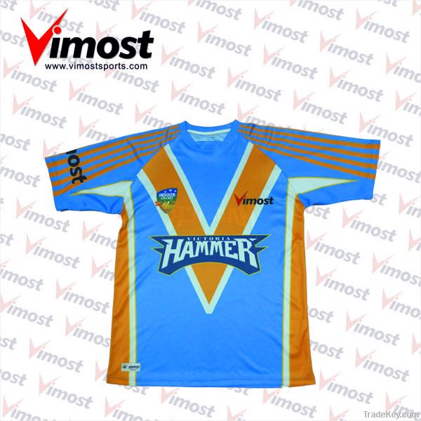 sublimation custom cricket wear, cricket  training shirt