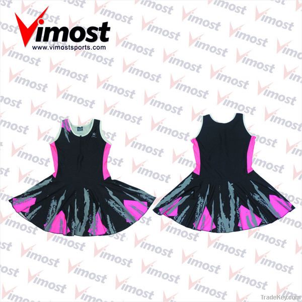 hot sale custom netball dress with sublimation , OEM