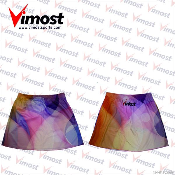 OEM sublimation custom netball skirt, netball wear