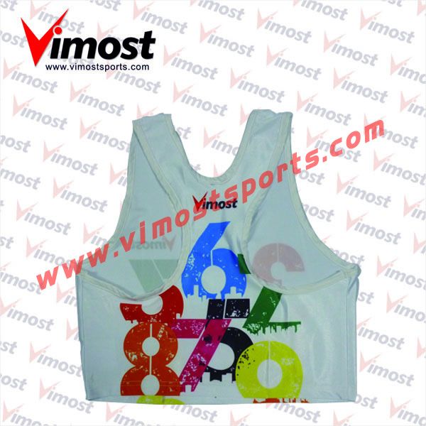 Custom numbers sublimation vest