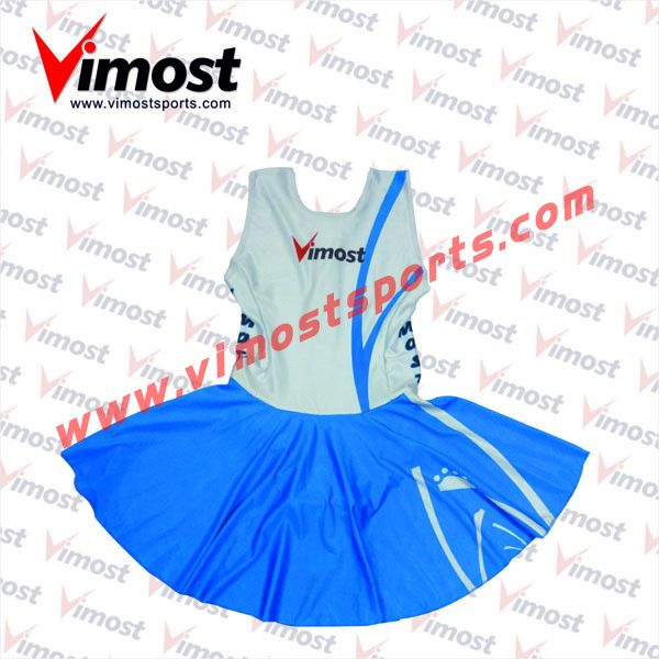 Blue netball dress