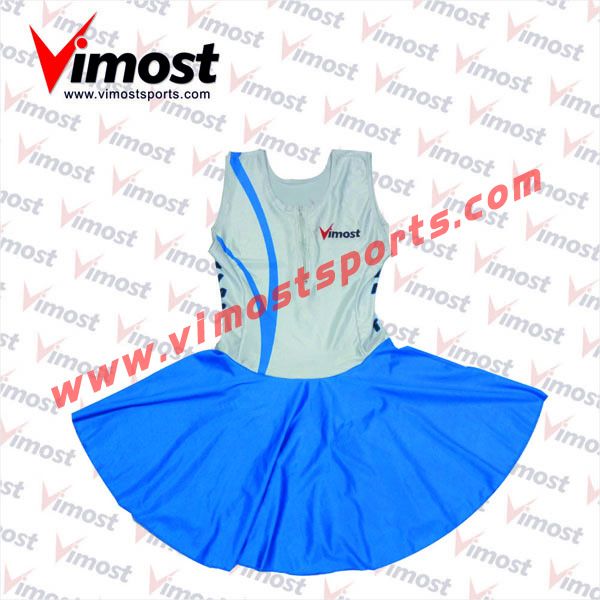 Blue netball dress