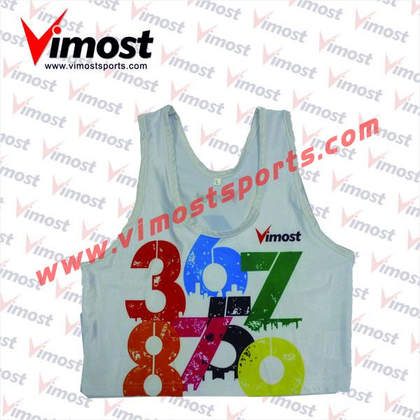 Custom numbers sublimation vest