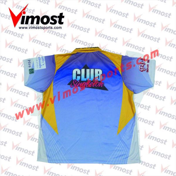 100%polyester cricket playing shirts