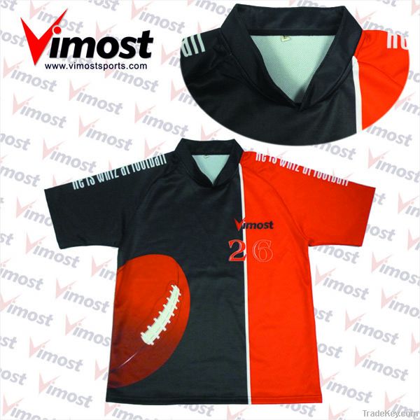100% polyester sublimation rugby wear, jersey