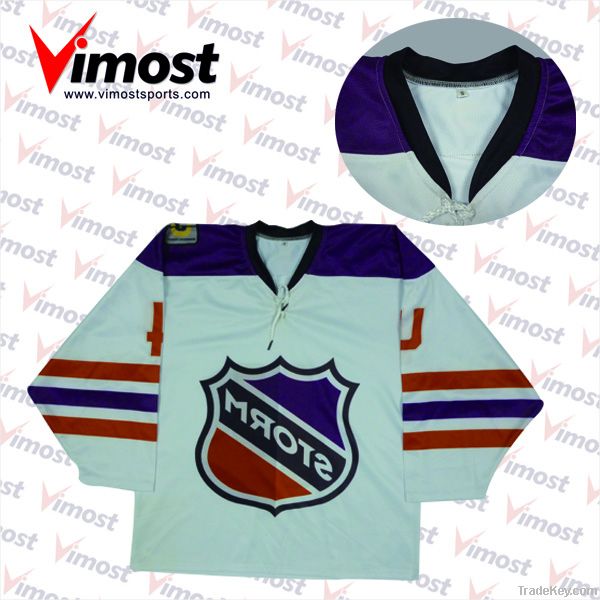 ice hockey jersey with sublimation
