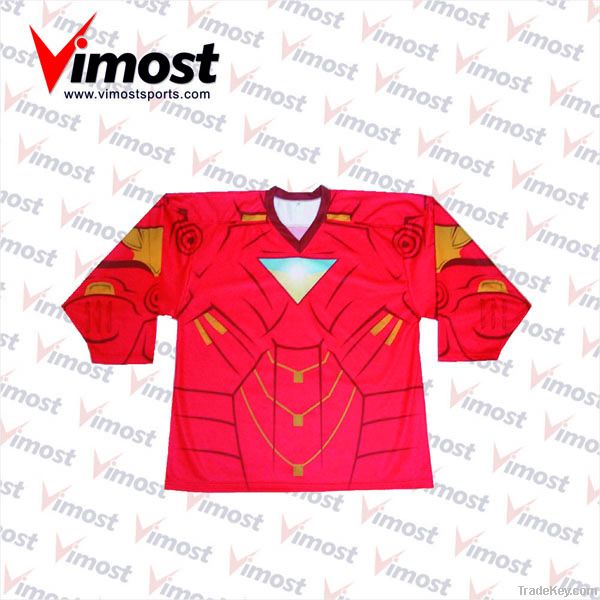 ice hockey jersey with sublimation