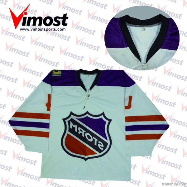 hot sale OEM custom ice hockey jesey, ice hockey stick, pan, team uniform