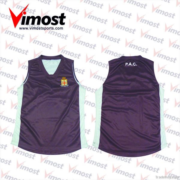 OEM custom aussie rules jersey with sublimation