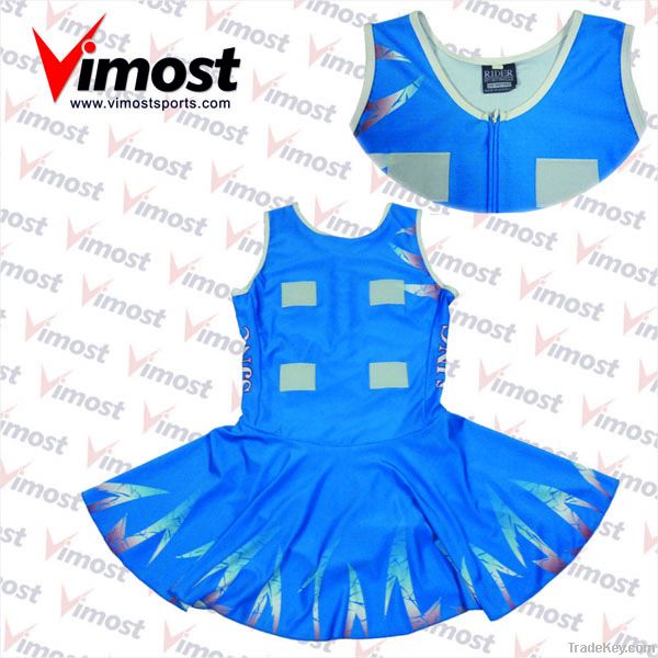 High quality custom beautiful netball dress