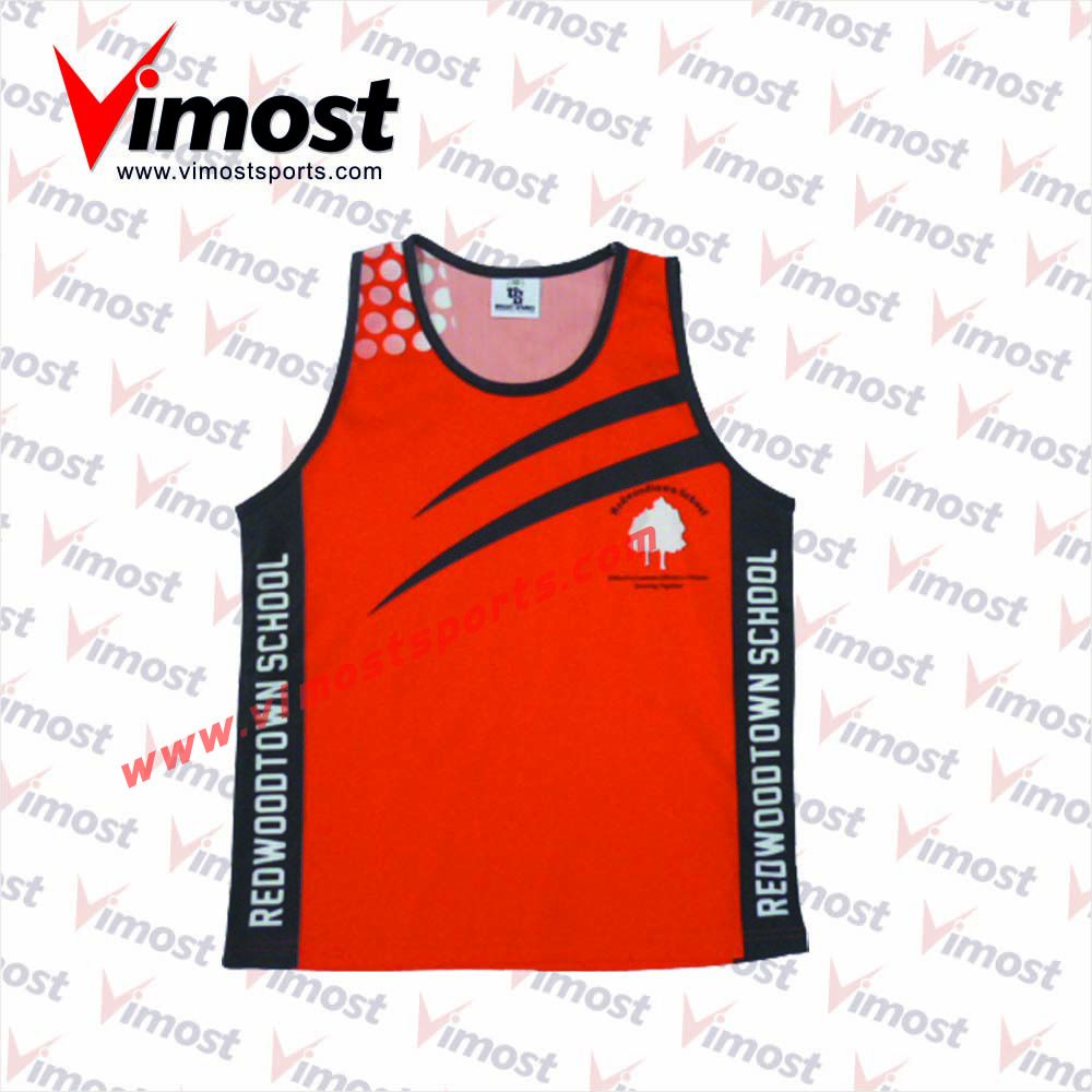 Custom sublimation singlets/vest