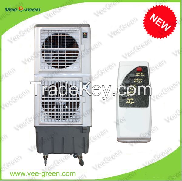 Portable Industrial Air Cooler with Double Fans