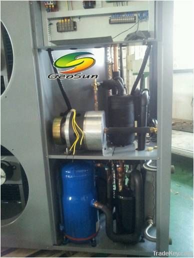 Expansion turbine with heat pump