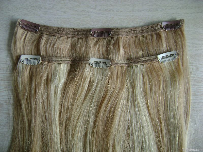 Human hair -Cip in hair extension