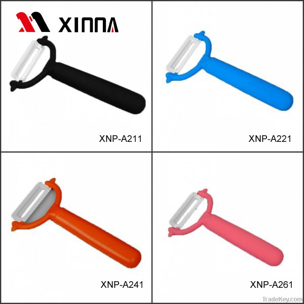 2013 hot sell colored ABS handle ceramic peeler(XNP-A211)
