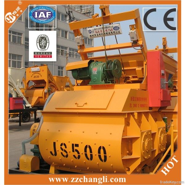 2013 hot selling JS500 concrete mixer