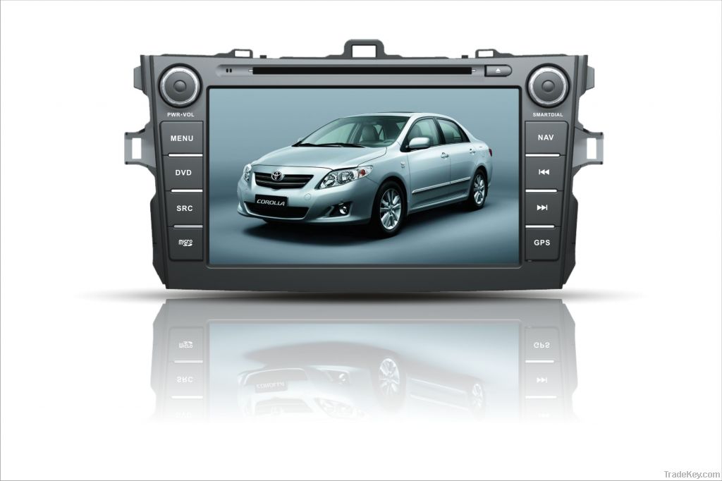 8 inch TOYOTA COROLLA Car DVD player with GPS Navigation, bluetooth