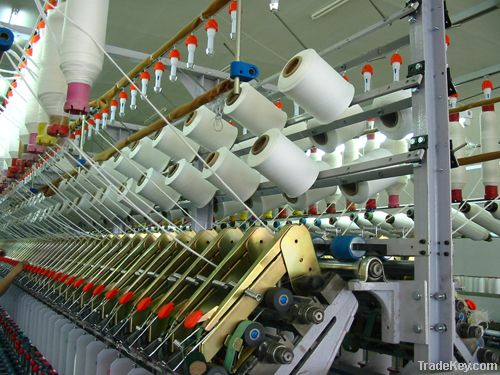 The hollow spindle fancy-yarn machine.