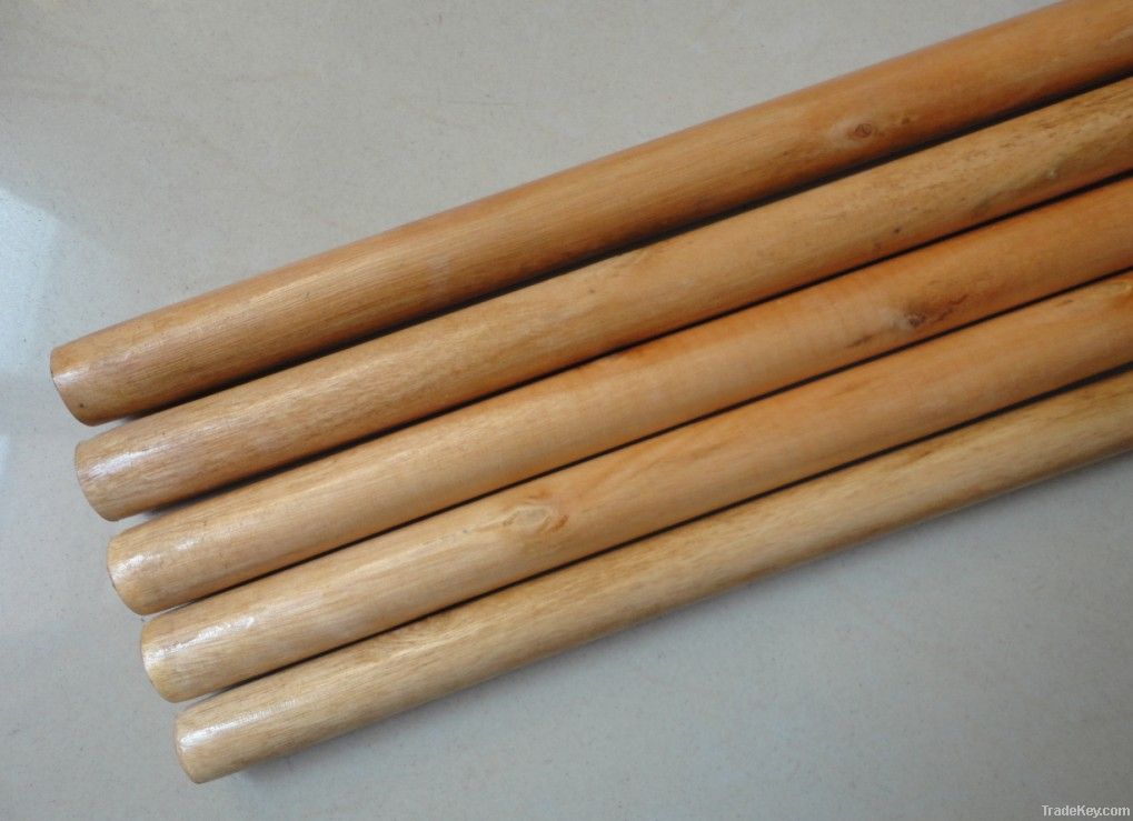 Varnished Wooden Mop / Broom handles