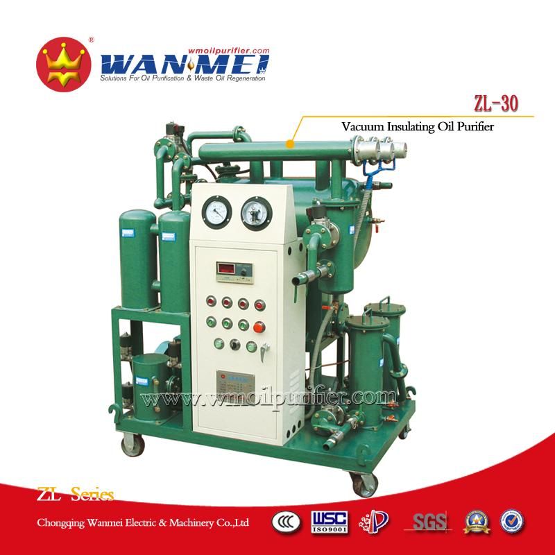 Hot-Sale Single-Stage Vacuum Insulation Oil Purifier (ZL-30)