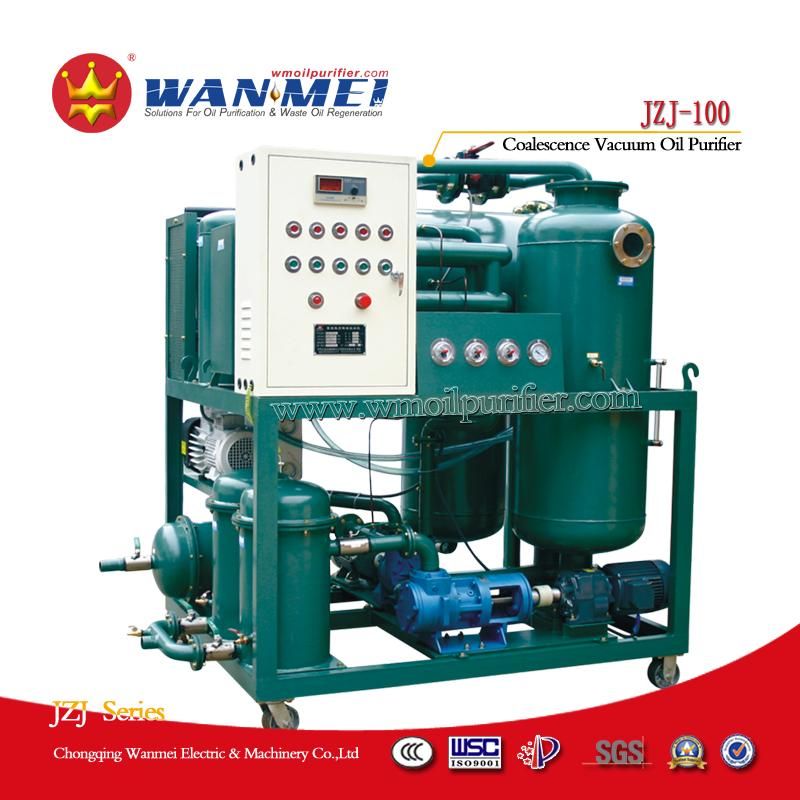 Popular Vacuum Coalescence Turbine Oil Purifier (JZJ-100)