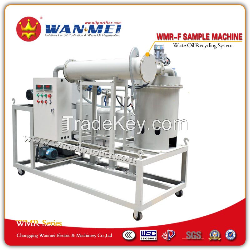 Slop Oil Recycling Plant By Vacuum Distillation To Diesel Oil And Gasoline