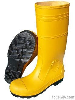 Safety men pvc rain boots