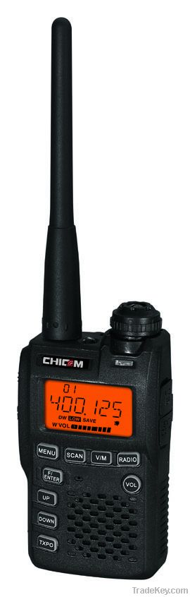 Handheld Wireless VHF/UHF FM Two Way Radio Transceiver