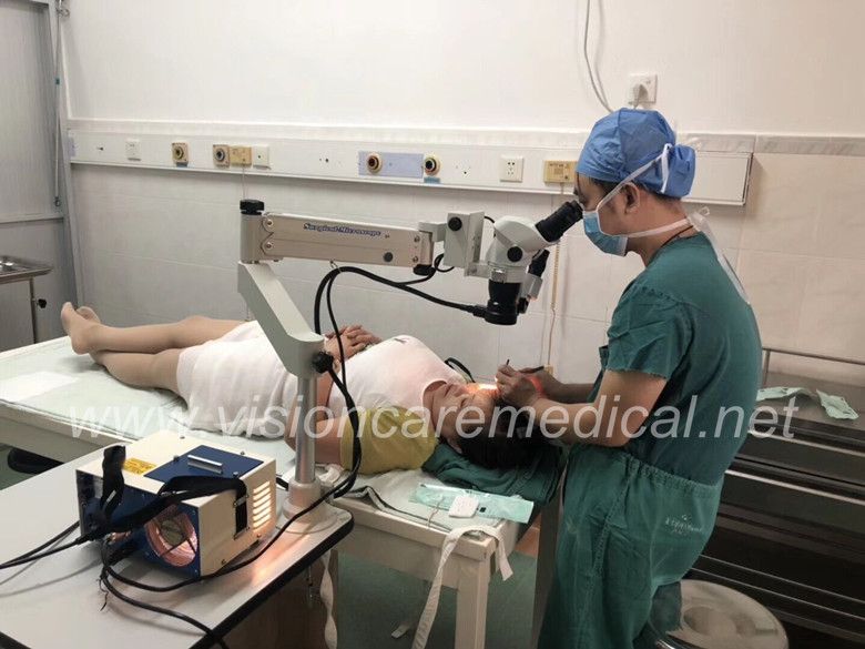 Ophthalmic Portable Surgical Operating Microscope for Mobile Treatment