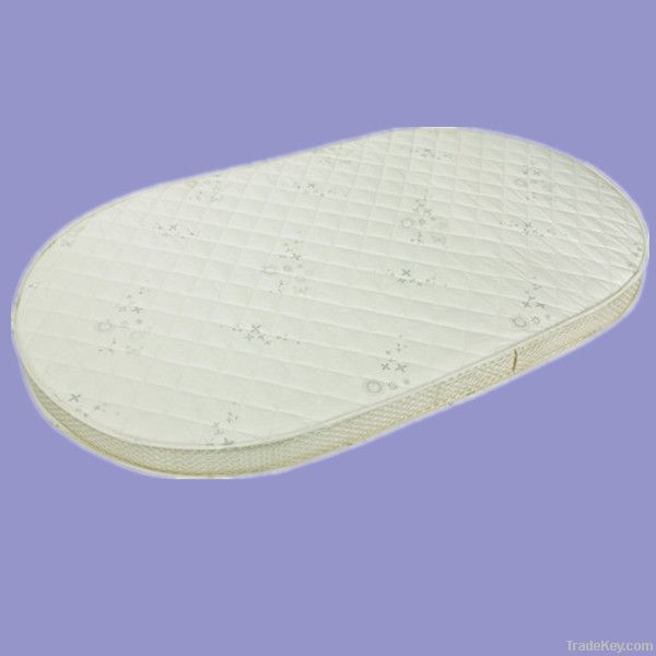 Oval baby cot mattress(breathable air foam filling)