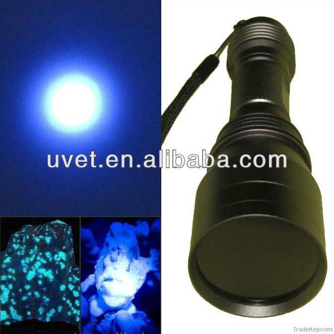 High Power 365nm Fluorescent Penetrant Inspection UV LED Flashlight