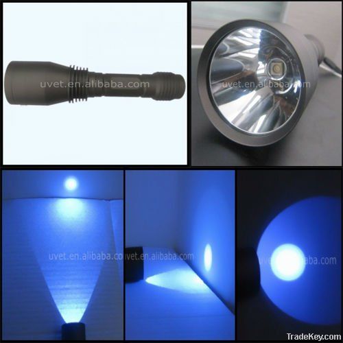 High Power 365nm penetrant inspection UV LED Flashlight