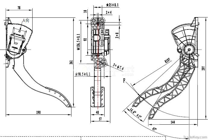 Accelerator Pedal Sensor HS-010-611E01