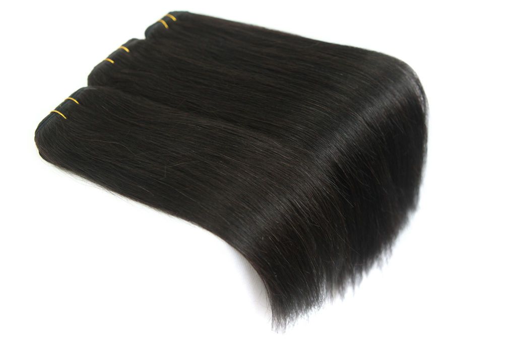 18" 20" 22" 100g/pc silicone micro ring hair / loop hair extensions 100% Indian Remy Human Hair black brown blond 006