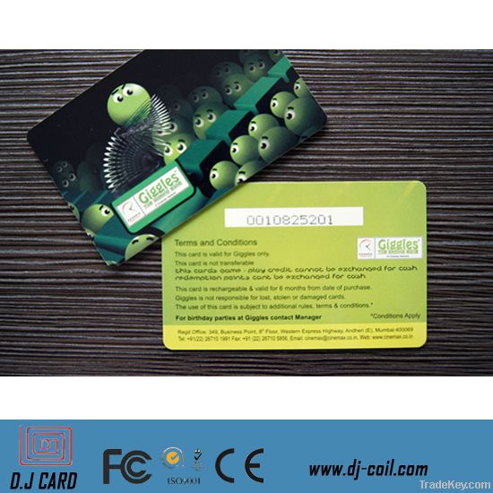 Contactless rfid smart cards