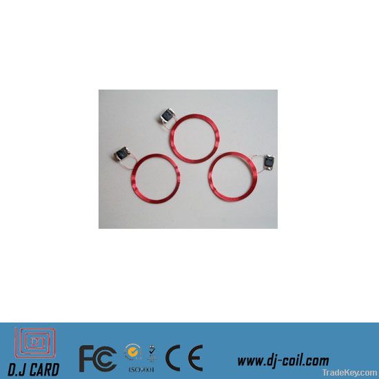 Customized IC / ID Card Rfid Coil & Telecoil with Chips